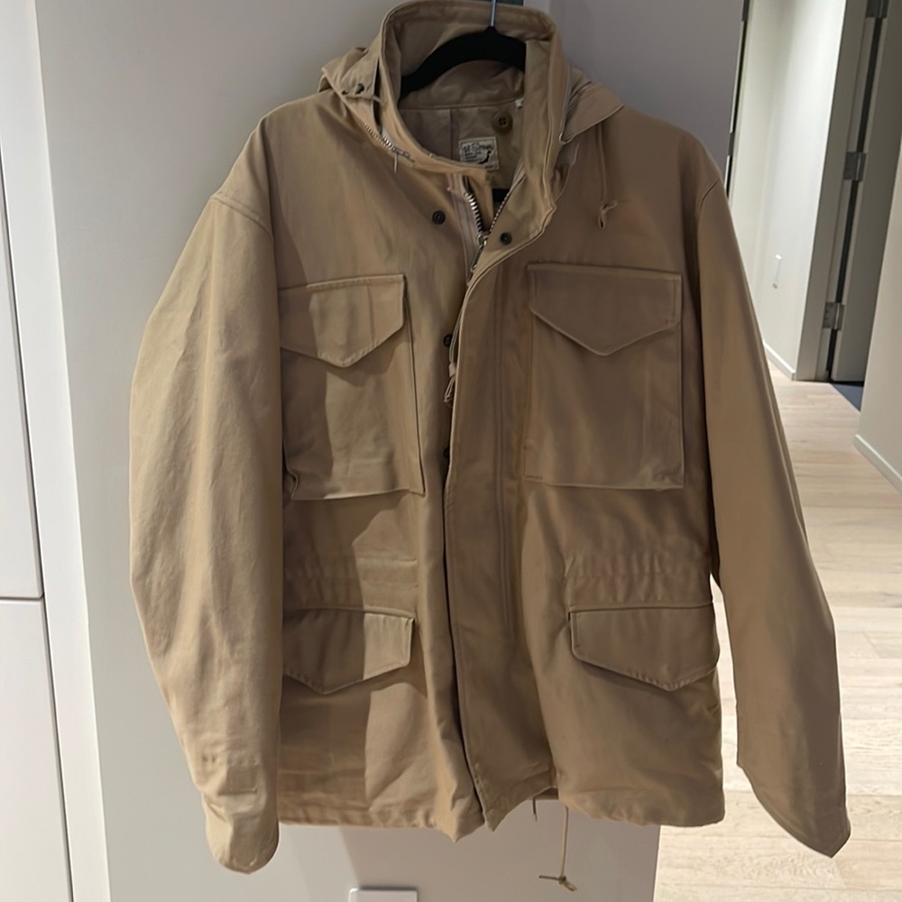 Like new orslow mens tan field jacket- size 2